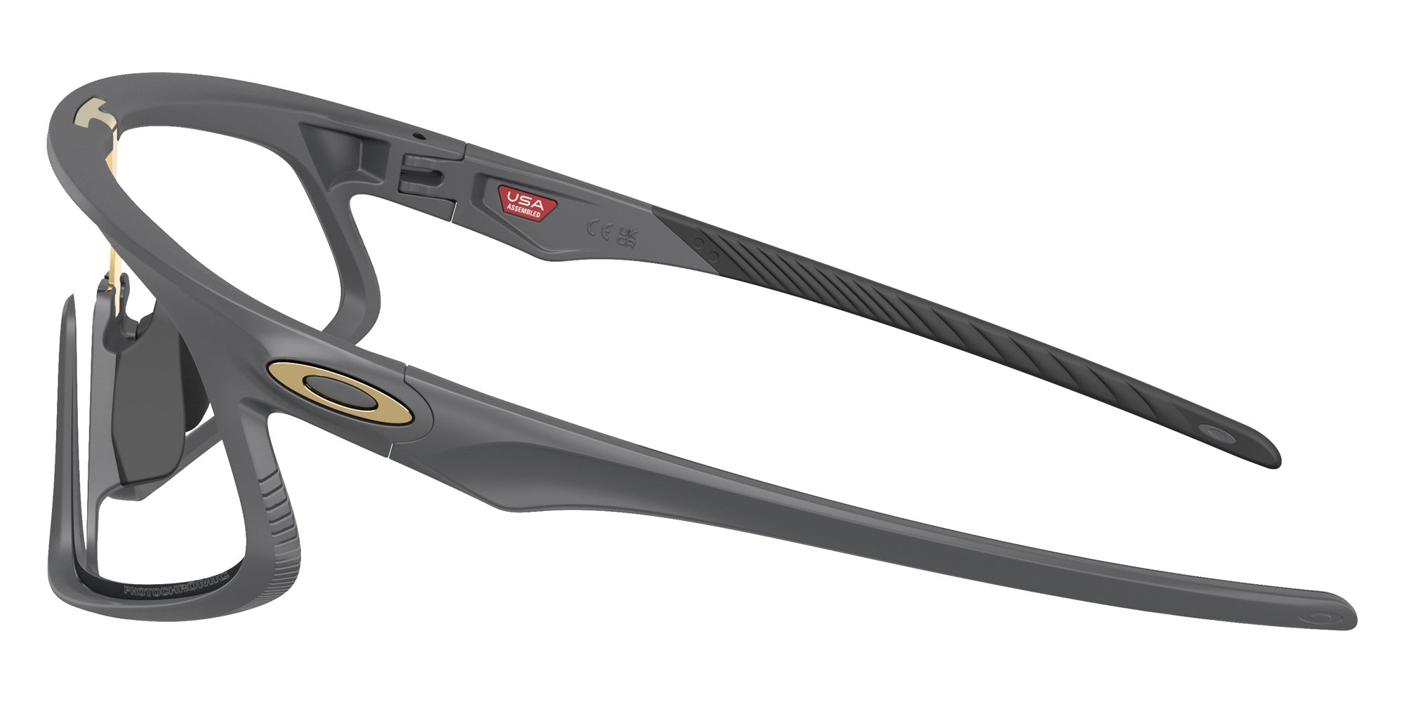 Oakley® OO9524D RSLV 141 OO9524D 952406 41 Sunglasses - Matte Carbon / Clear to Black Iridium Photochromic 952406