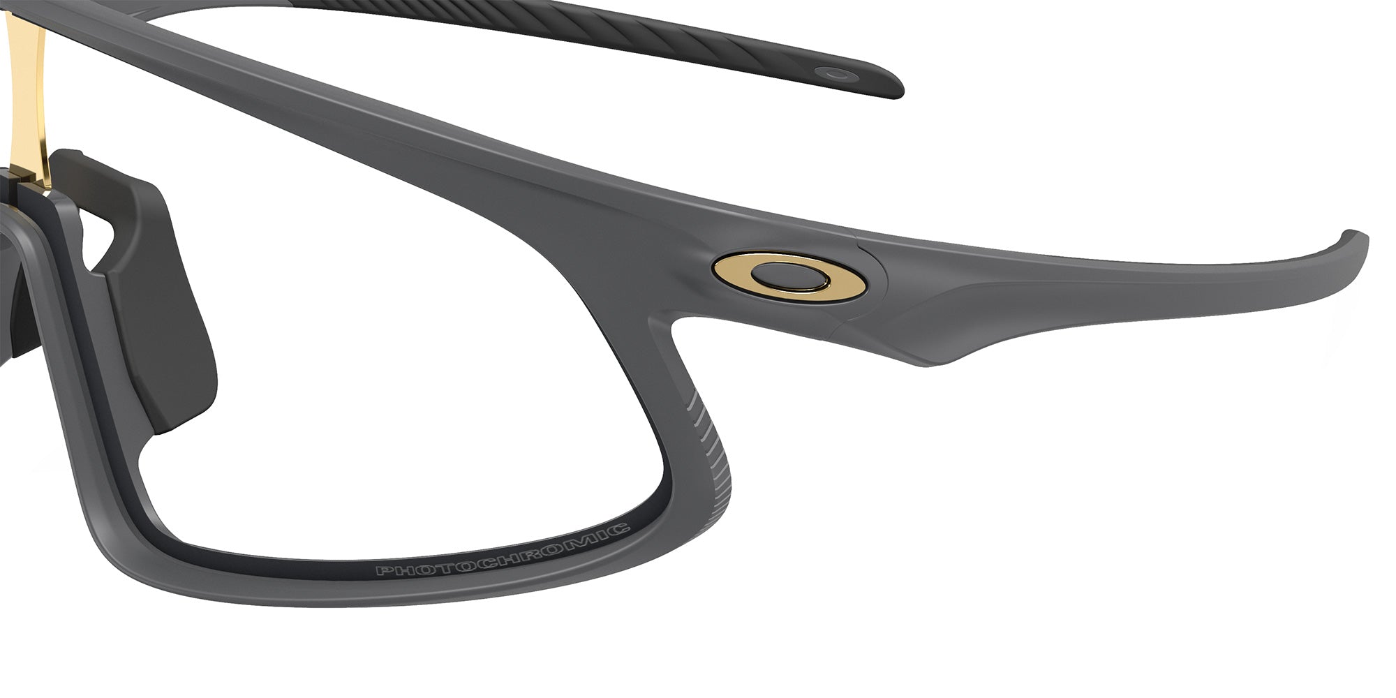 Oakley® OO9524D RSLV 141 OO9524D 952406 41 Sunglasses - Matte Carbon / Clear to Black Iridium Photochromic 952406