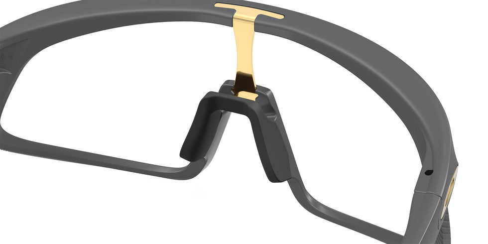 Oakley® OO9524D RSLV 141 OO9524D 952406 41 Sunglasses - Matte Carbon / Clear to Black Iridium Photochromic 952406