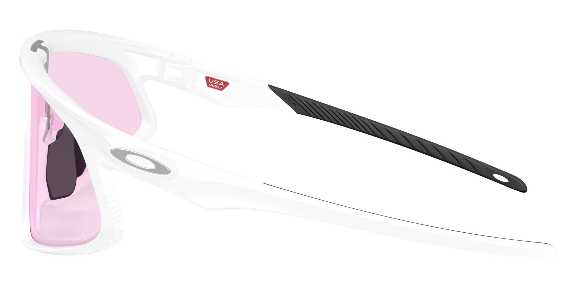 Oakley® OO9524D RSLV 141 OO9524D 952407 41 Sunglasses - Matte White / Prizm Low Light 952407