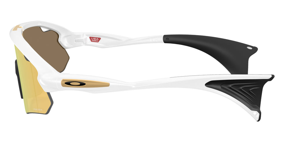 Oakley® OO9525 STUNT DEVIL A OO9525 952508 37 Sunglasses - Matte White / Prizm 24k Mirrored 952508
