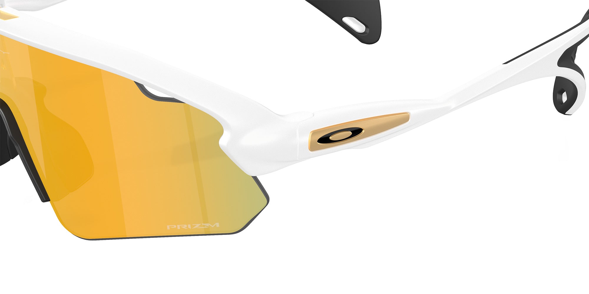 Oakley® OO9525 STUNT DEVIL A OO9525 952508 37 Sunglasses - Matte White / Prizm 24k Mirrored 952508