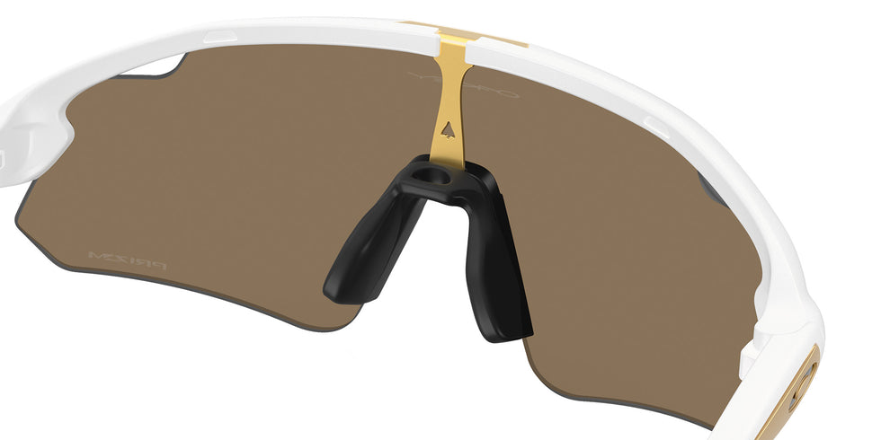 Oakley® OO9525 STUNT DEVIL A OO9525 952508 37 Sunglasses - Matte White / Prizm 24k Mirrored 952508