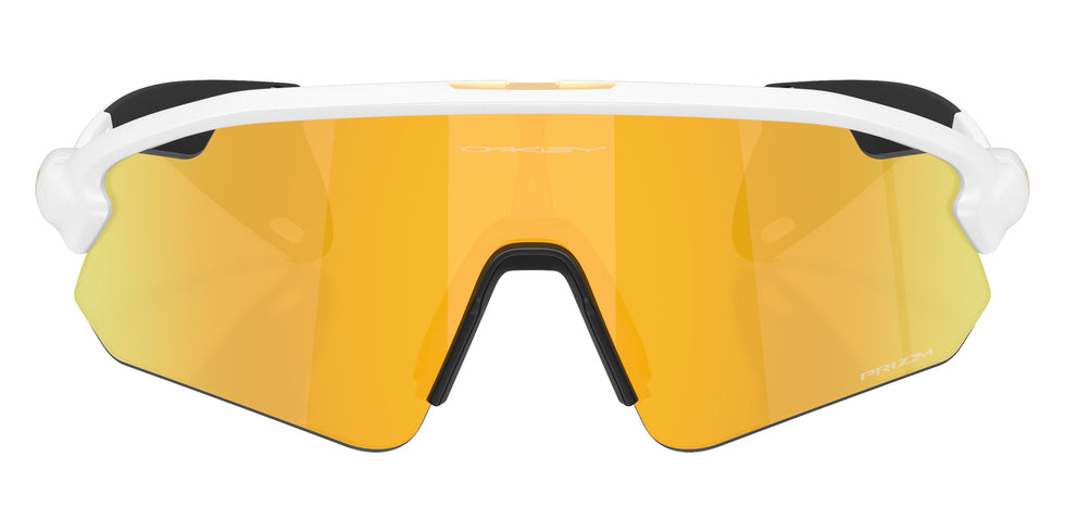 Oakley® OO9525 STUNT DEVIL A OO9525 952508 37 Sunglasses - Matte White / Prizm 24k Mirrored 952508