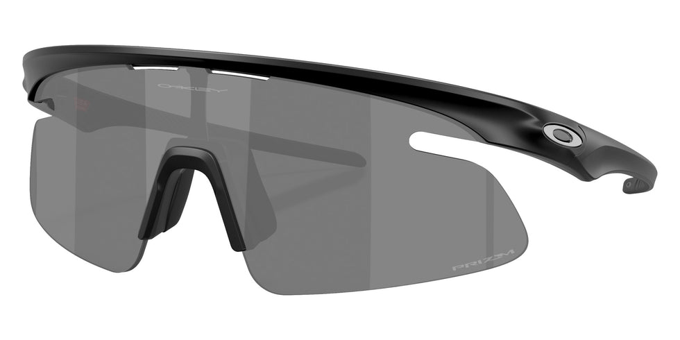 Oakley® OO9527D RSLV LITE OO9527D 952701 50 Sunglasses - Matte Black / Prizm Black Mirrored 952701