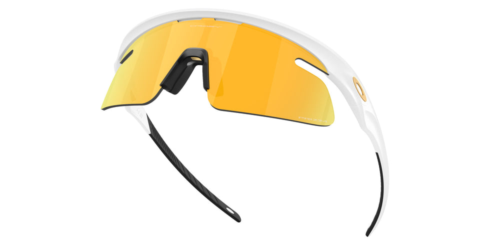 Oakley® OO9527D RSLV LITE OO9527D 952703 50 Sunglasses - Matte White / Prizm 24k Mirrored 952703