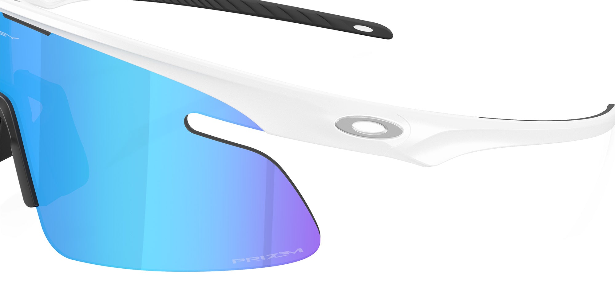 Oakley® OO9527D RSLV LITE OO9527D 952704 50 Sunglasses - Matte White / Prizm Sapphire Mirrored 952704