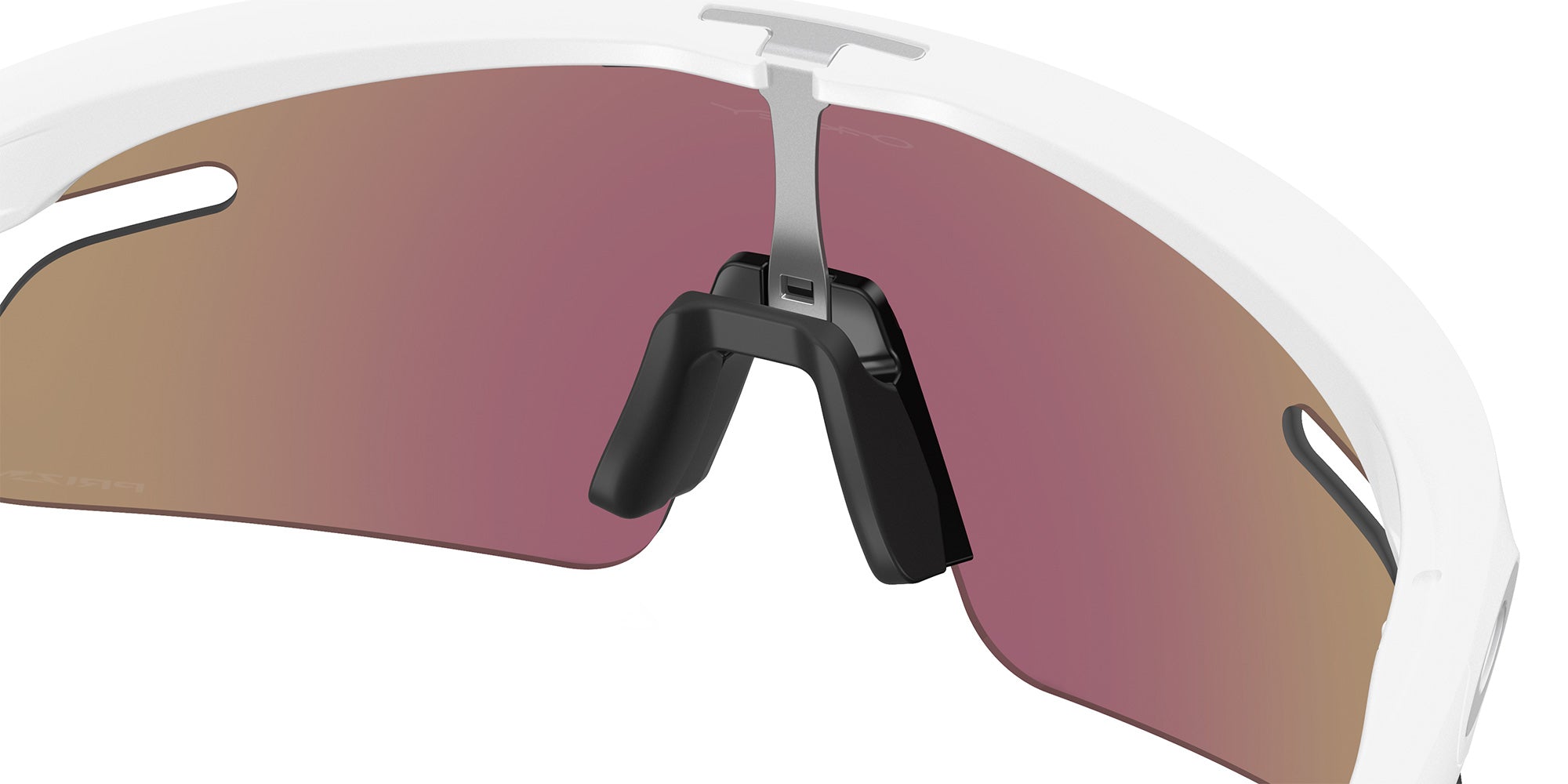 Oakley® OO9527D RSLV LITE OO9527D 952704 50 Sunglasses - Matte White / Prizm Sapphire Mirrored 952704