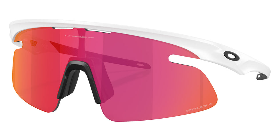 Oakley® OO9527D RSLV LITE OO9527D 952705 50 Sunglasses - Matte White / Prizm Field Mirrored 952705