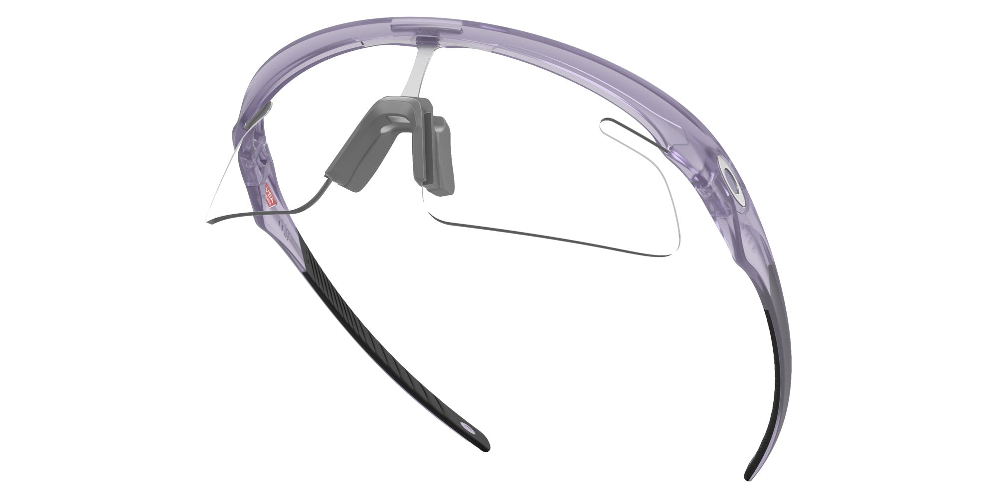 Oakley® OO9527D RSLV LITE OO9527D 952709 50 Sunglasses - Matte Transparent Lilac / Clear to Black Iridium Photochromic 952709