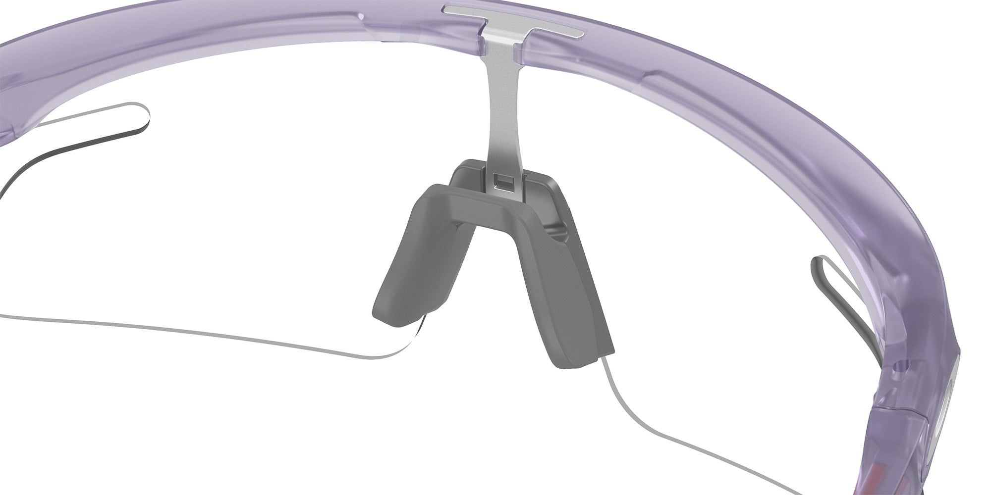 Oakley® OO9527D RSLV LITE OO9527D 952709 50 Sunglasses - Matte Transparent Lilac / Clear to Black Iridium Photochromic 952709