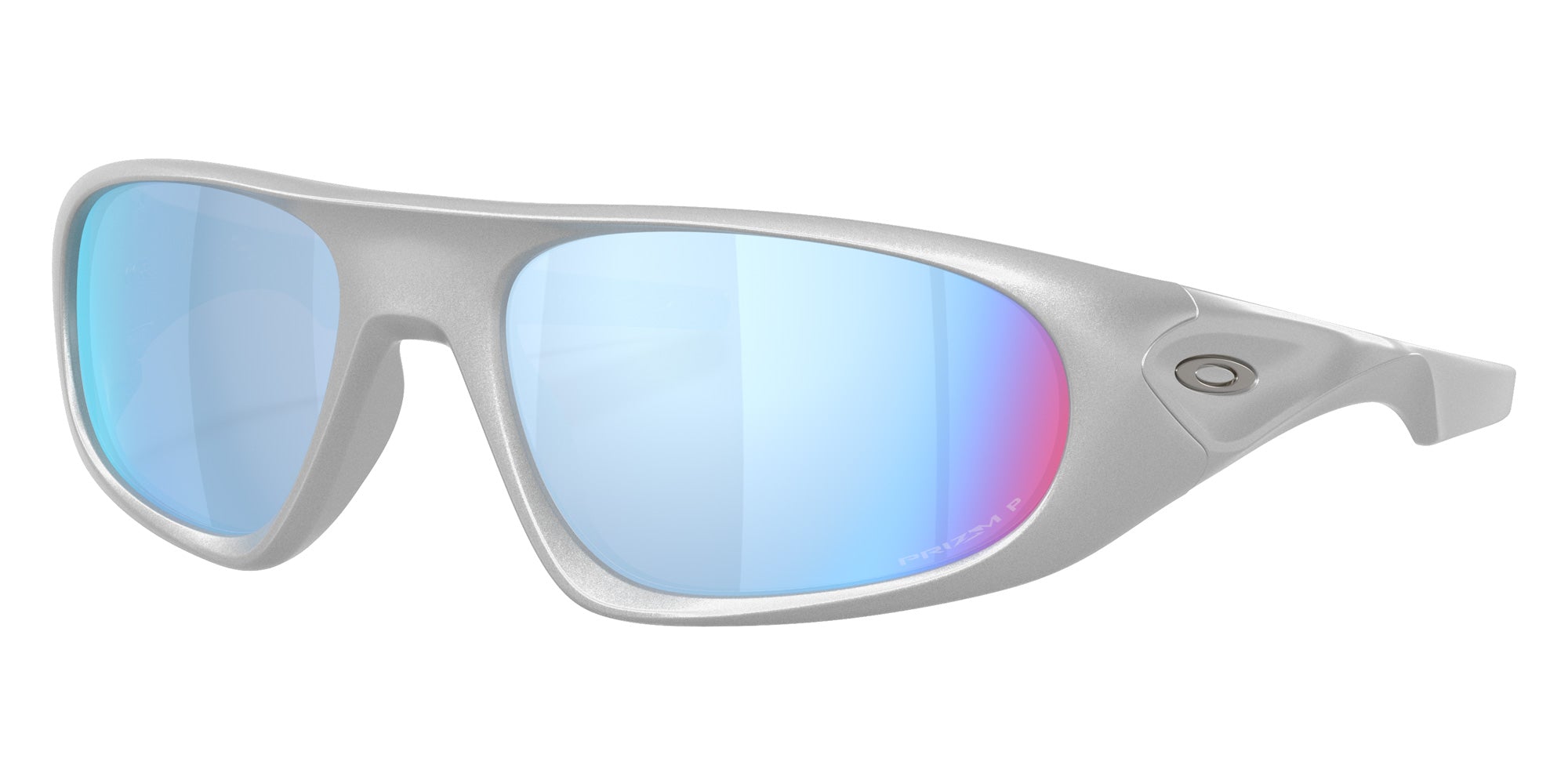 Oakley® OO9528 NEOFORMA OO9528 952807 60 Sunglasses - X-silver / Prizm Deep Water Polarized Mirrored 952807