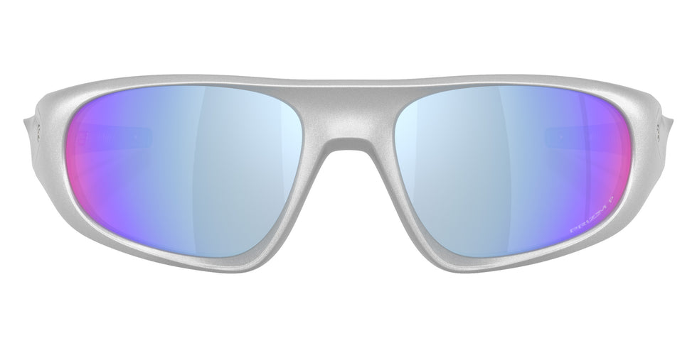Oakley® OO9528 NEOFORMA OO9528 952807 60 Sunglasses - X-silver / Prizm Deep Water Polarized Mirrored 952807