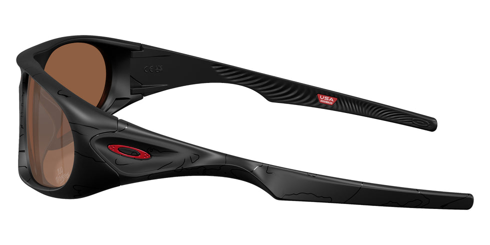 Oakley® OO9528 NEOFORMA OO9528 952808 60 Sunglasses - 100t Matte Black / Prizm Tungsten Mirrored 952808