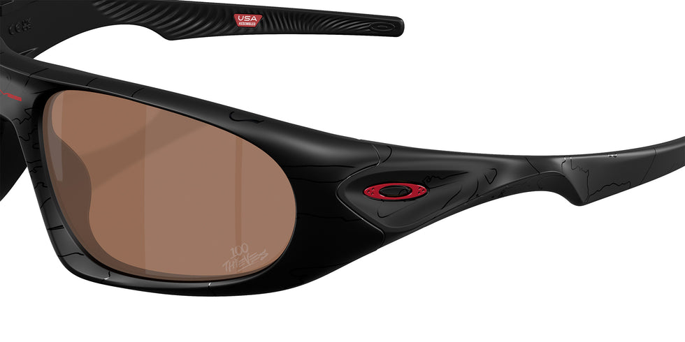 Oakley® OO9528 NEOFORMA OO9528 952808 60 Sunglasses - 100t Matte Black / Prizm Tungsten Mirrored 952808