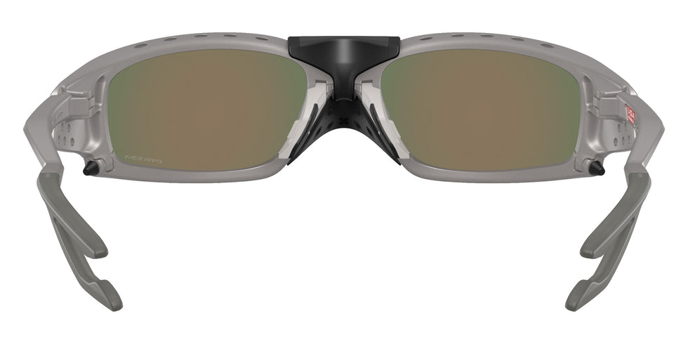 Oakley® OO9529 PLANTARIS SQ OO9529 952905 61 Sunglasses - Titanium / Prizm Ruby Mirrored 952905