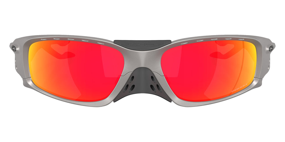 Oakley® OO9529 PLANTARIS SQ OO9529 952905 61 Sunglasses - Titanium / Prizm Ruby Mirrored 952905