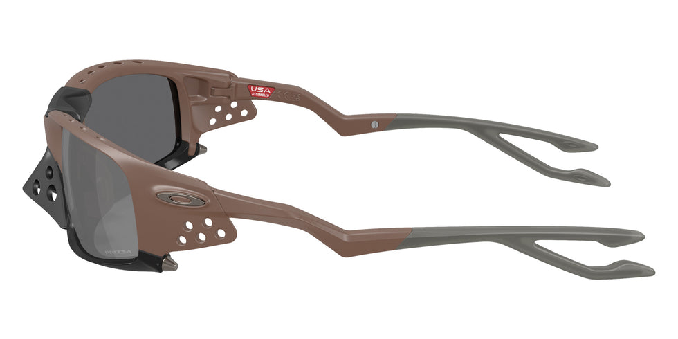 Oakley® OO9529 PLANTARIS SQ OO9529 952906 61 Sunglasses - Mahogany / Prizm Black Mirrored 952906