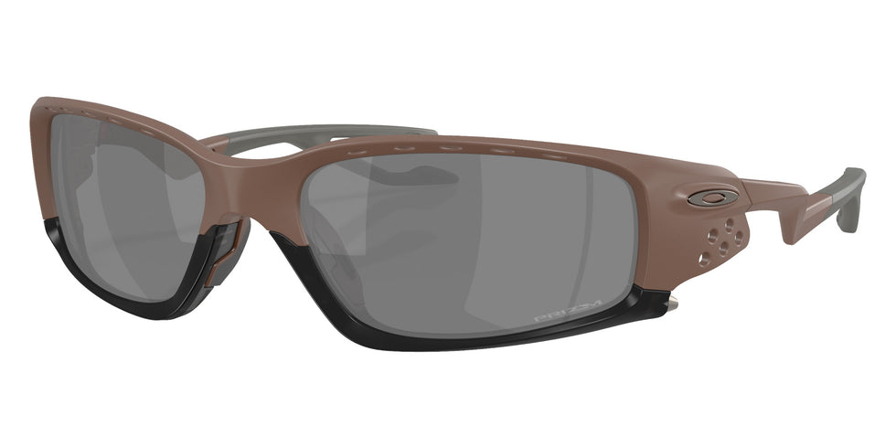 Oakley® OO9529 PLANTARIS SQ OO9529 952906 61 Sunglasses - Mahogany / Prizm Black Mirrored 952906