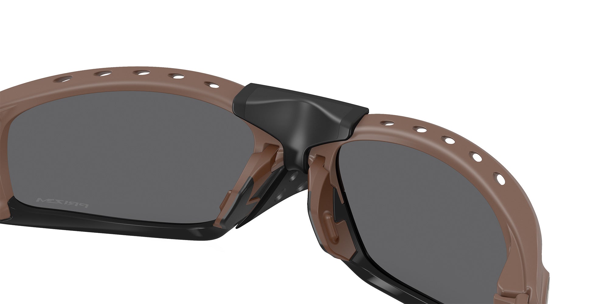 Oakley® OO9529 PLANTARIS SQ OO9529 952906 61 Sunglasses - Mahogany / Prizm Black Mirrored 952906