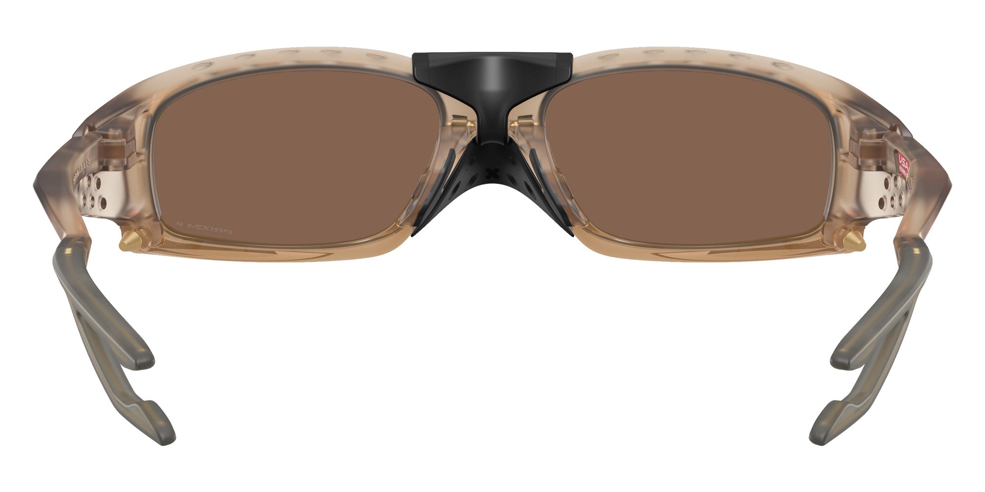 Oakley® OO9529 PLANTARIS SQ OO9529 952907 61 Sunglasses - Matte Sepia / Prizm 24K Polarized Mirrored 952907