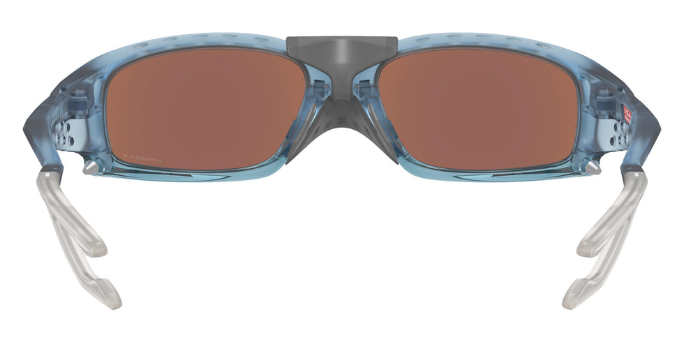 Oakley® OO9529 PLANTARIS SQ OO9529 952908 61 Sunglasses - Matte Transparent Stonewash / Prizm Deep Water Polarized Mirrored 952908