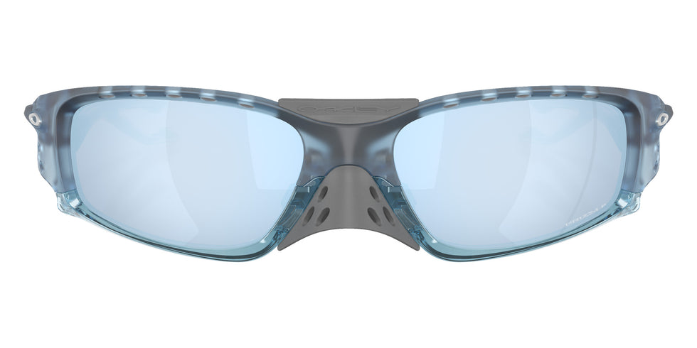 Oakley® OO9529 PLANTARIS SQ OO9529 952908 61 Sunglasses - Matte Transparent Stonewash / Prizm Deep Water Polarized Mirrored 952908