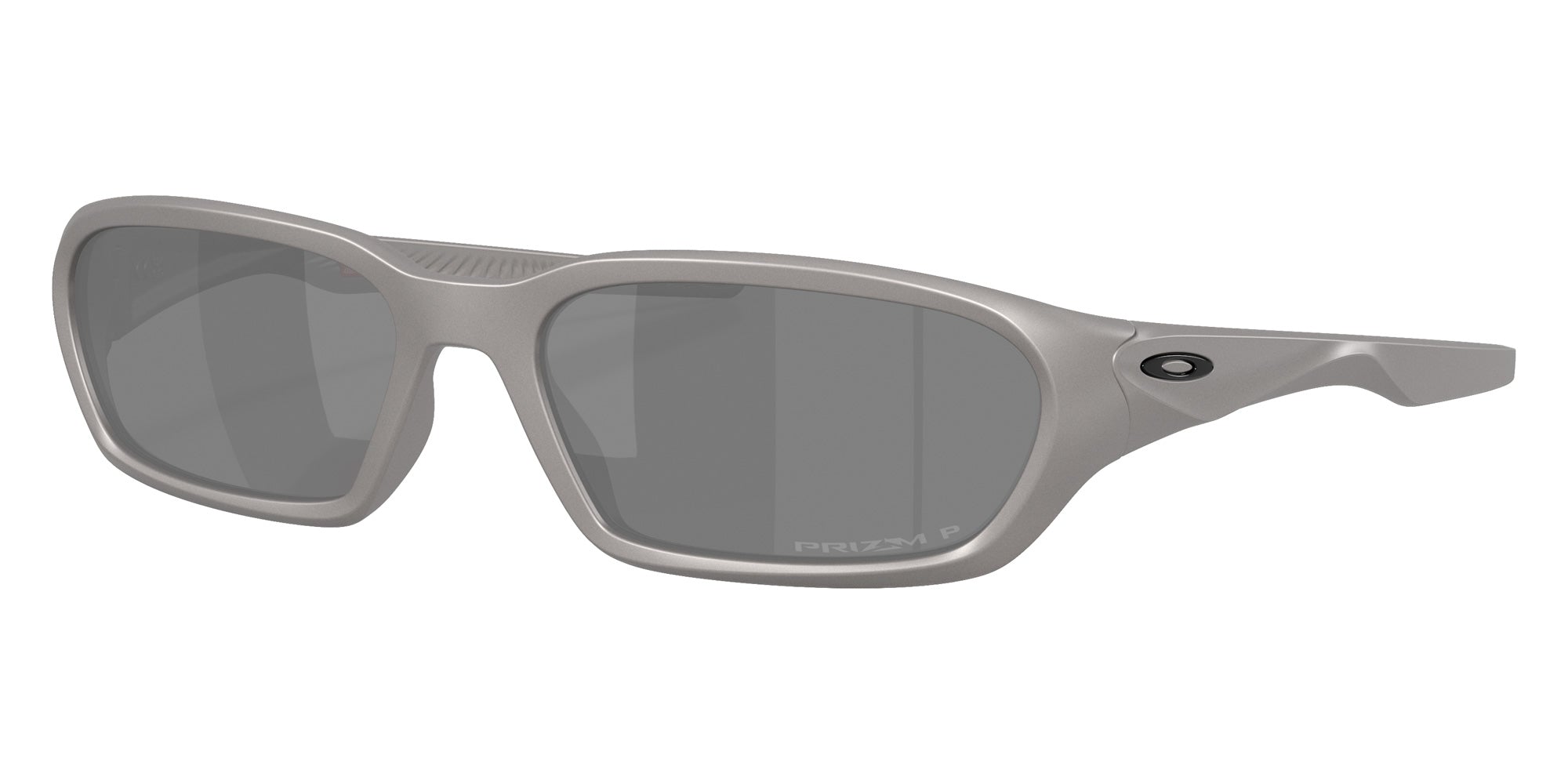Oakley® OO9530 TERRAFORMA OO9530 953005 58 Sunglasses - Titanium / Prizm Black Polarized Mirrored 953005