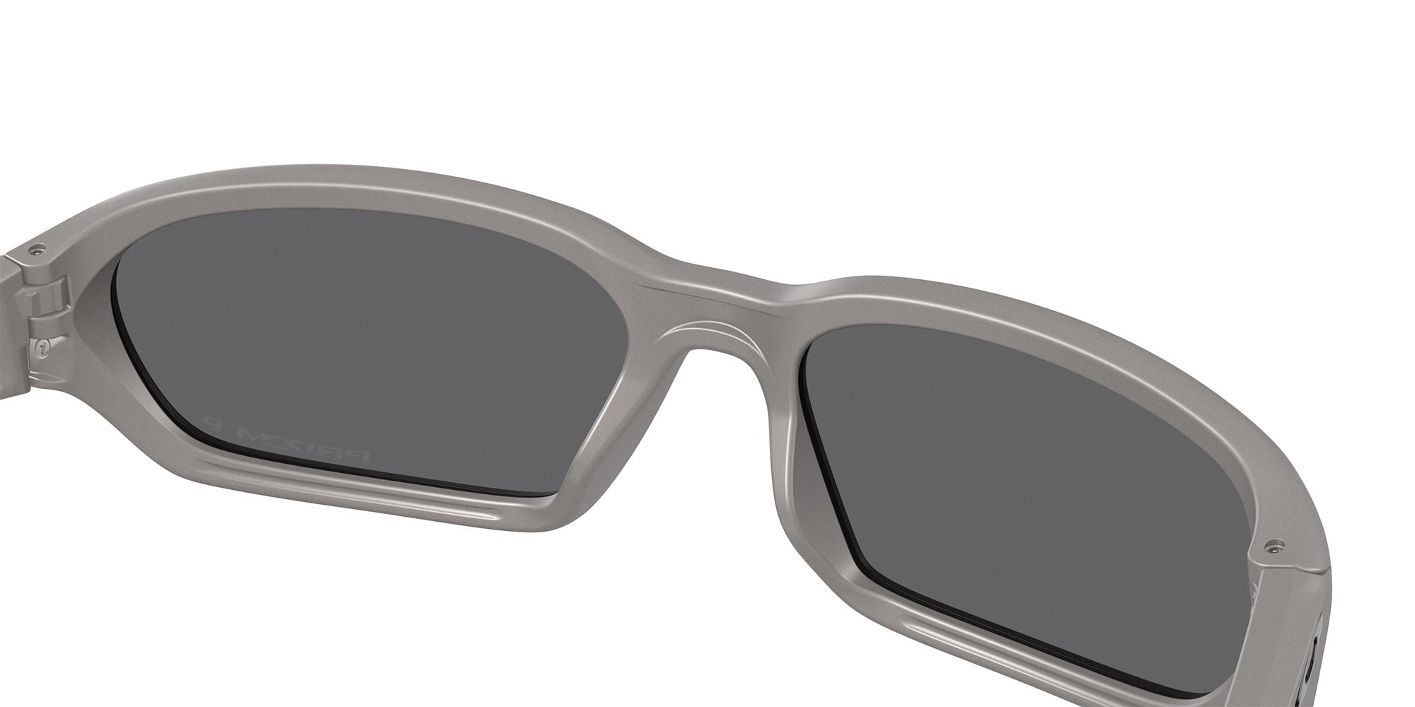 Oakley® OO9530 TERRAFORMA OO9530 953005 58 Sunglasses - Titanium / Prizm Black Polarized Mirrored 953005