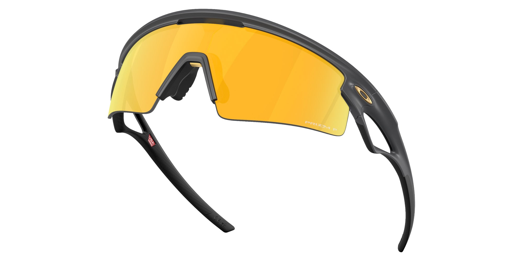 Oakley® OO9531 SPHAERA STRIKE OO9531 953103 37 Sunglasses - Matte Carbon / Prizm 24K Polarized Mirrored 953103