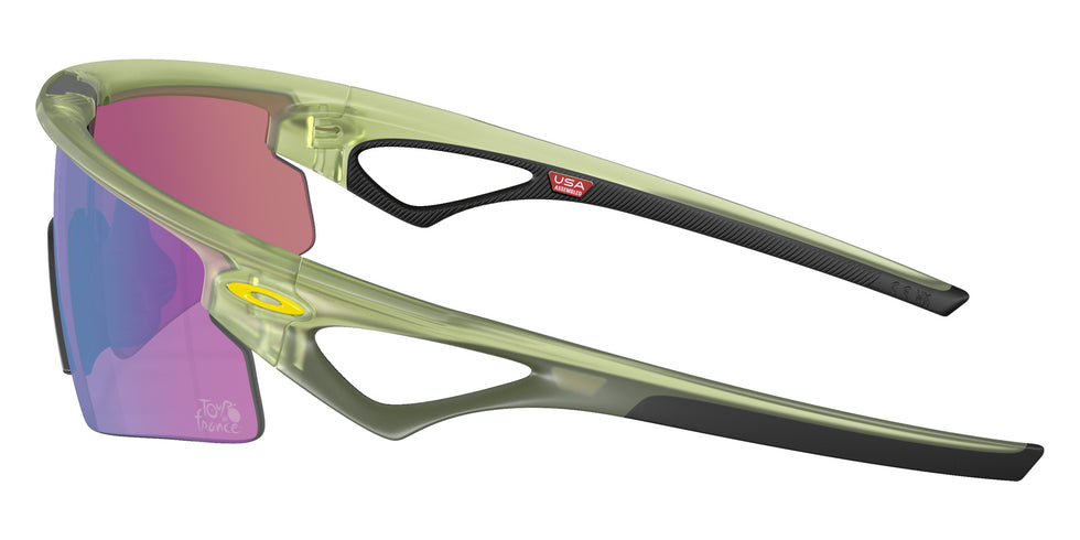 Oakley® OO9531 SPHAERA STRIKE OO9531 953109 37 Sunglasses - Matte Fern / Prizm Road Jade Mirrored 953109