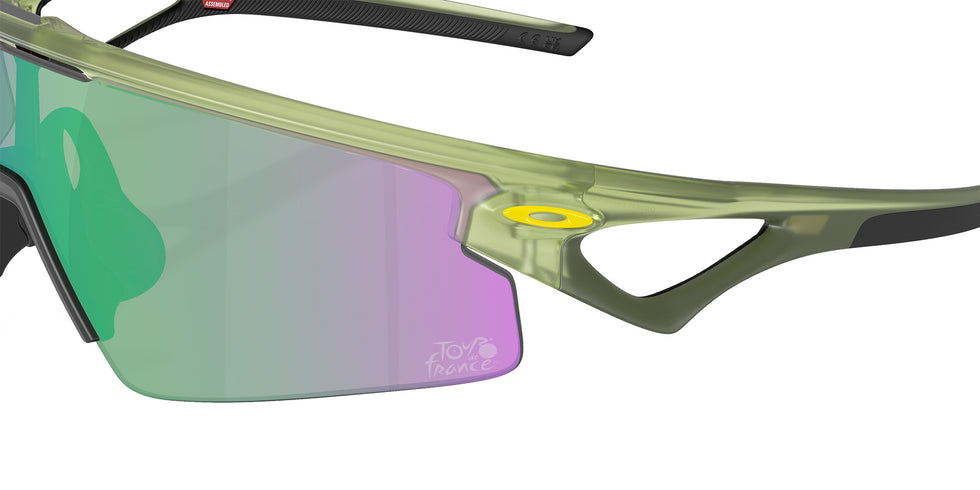 Oakley® OO9531 SPHAERA STRIKE OO9531 953109 37 Sunglasses - Matte Fern / Prizm Road Jade Mirrored 953109
