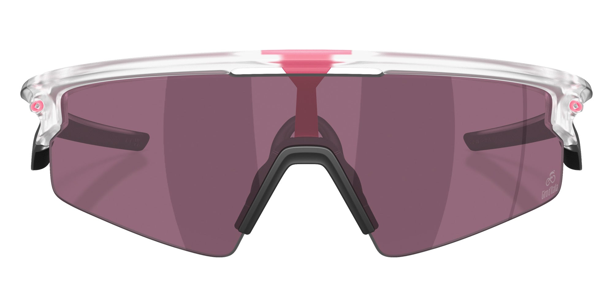 Oakley® OO9531 SPHAERA STRIKE OO9531 953110 37 Sunglasses - Matte Clear / Prizm Road Black Mirrored 953110