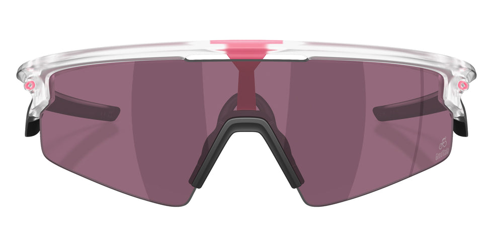 Oakley® OO9531 SPHAERA STRIKE OO9531 953110 37 Sunglasses - Matte Clear / Prizm Road Black Mirrored 953110