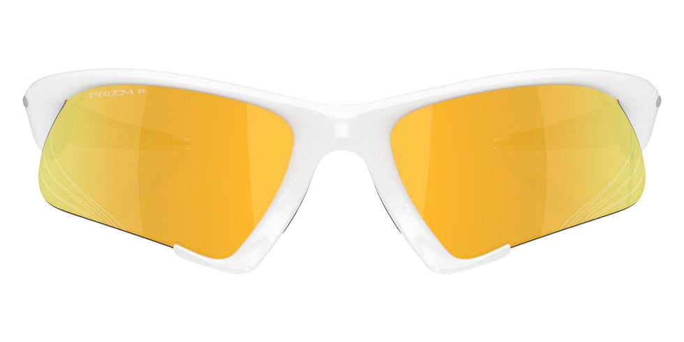 Oakley® OO9532 SUTURE JACKET OO9532 953203 64 Sunglasses - Matte White / Prizm 24K Polarized Mirrored 953203