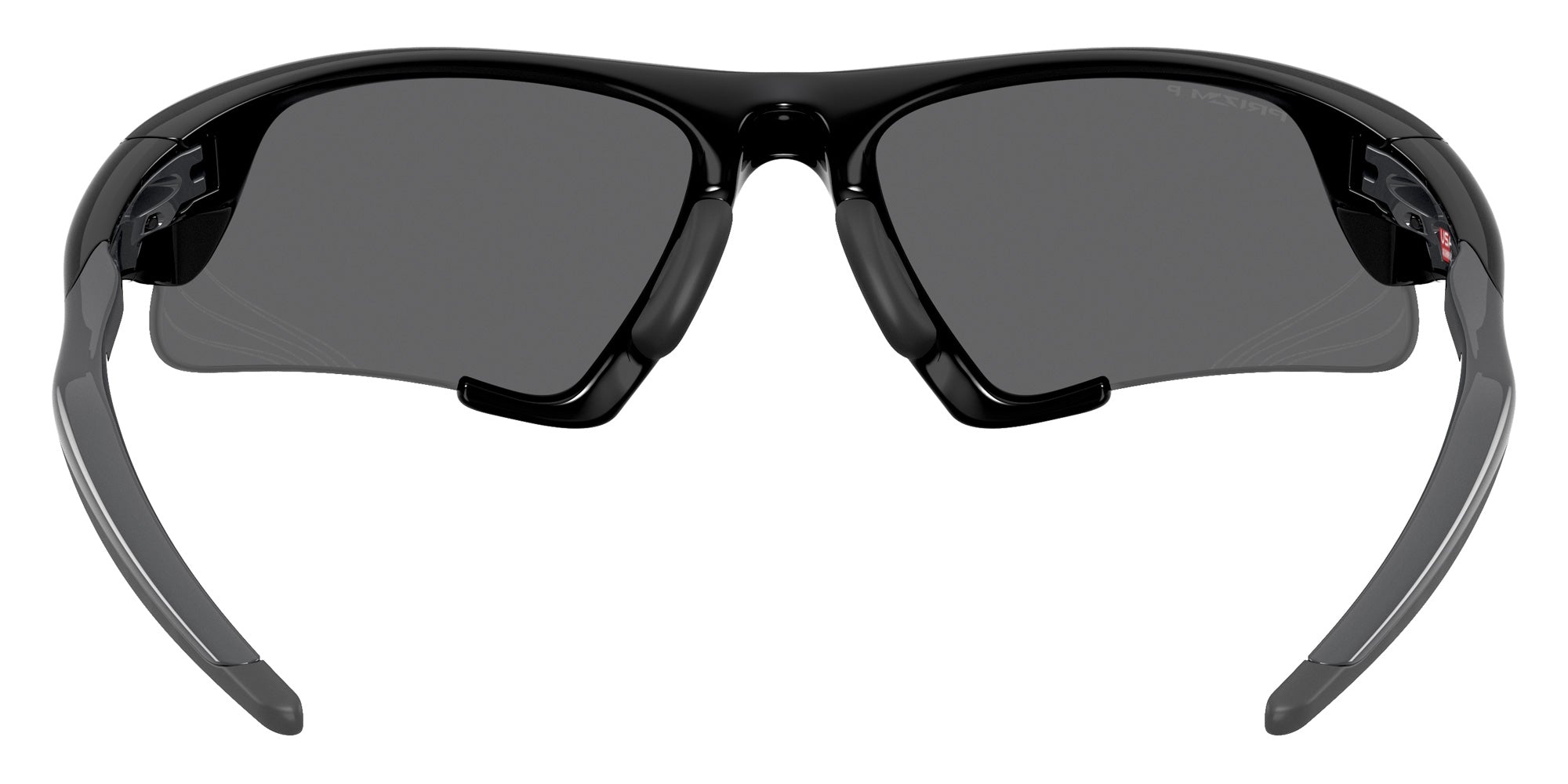 Oakley® OO9532 SUTURE JACKET OO9532 953204 64 Sunglasses - Polished Black / Prizm Black Polarized Mirrored 953204