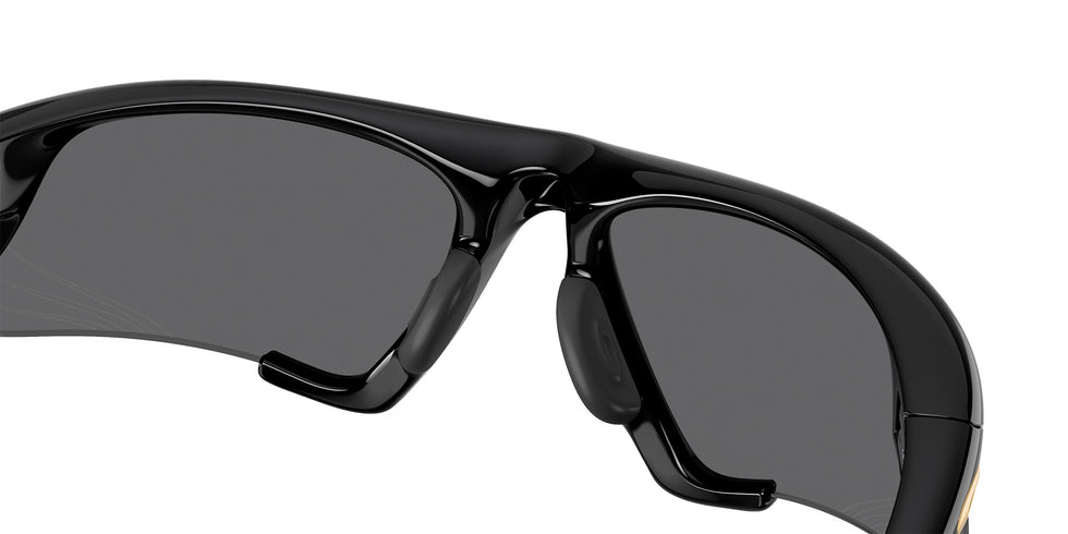 Oakley® OO9532 SUTURE JACKET OO9532 953204 64 Sunglasses - Polished Black / Prizm Black Polarized Mirrored 953204