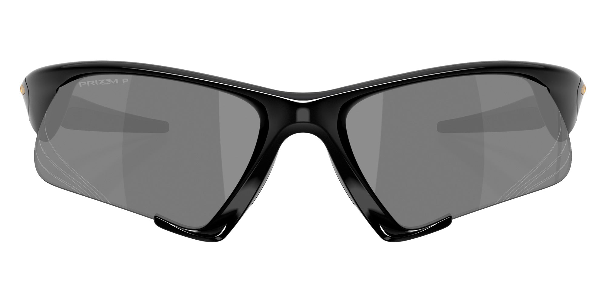 Oakley® OO9532 SUTURE JACKET OO9532 953204 64 Sunglasses - Polished Black / Prizm Black Polarized Mirrored 953204