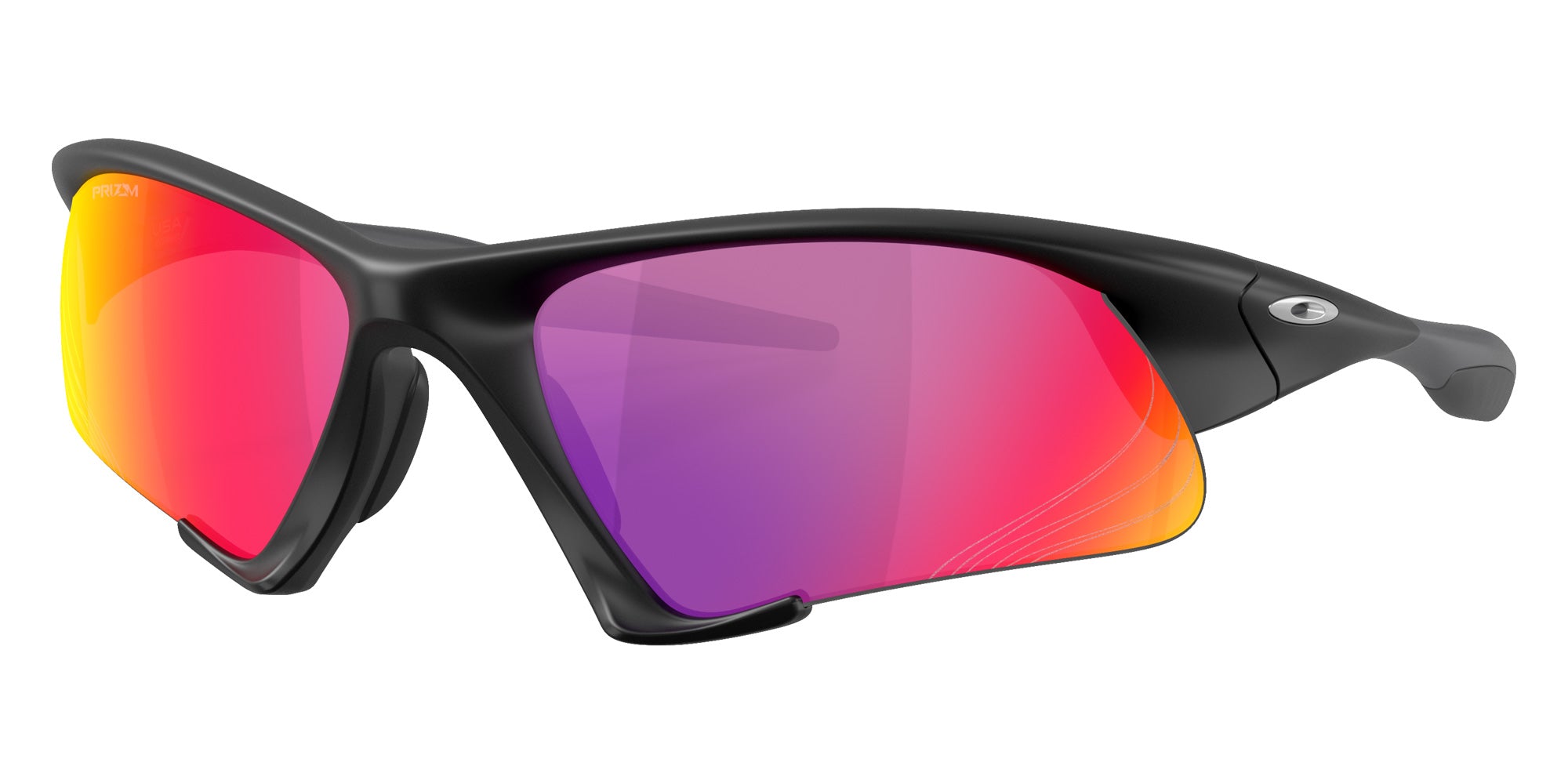 Oakley® OO9532 SUTURE JACKET OO9532 953205 64 Sunglasses - Matte Black / Prizm Road Mirrored 953205