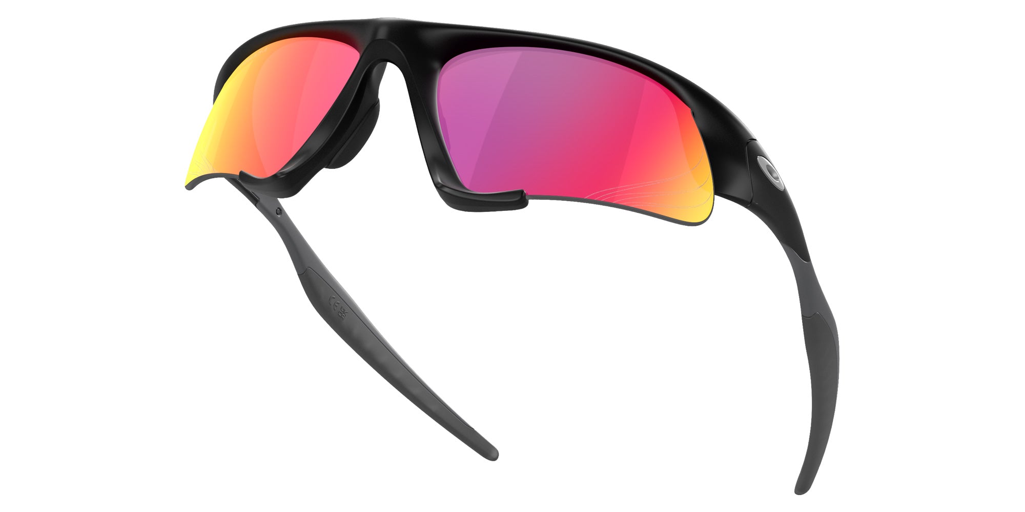 Oakley® OO9532 SUTURE JACKET OO9532 953205 64 Sunglasses - Matte Black / Prizm Road Mirrored 953205