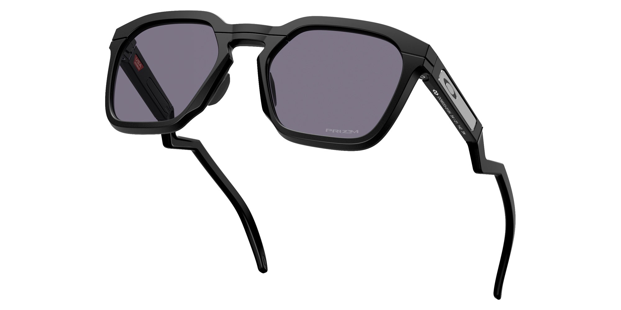Oakley® OO9533 HSTN SQ OO9533 953301 54 Sunglasses - Matte Black / Prizm Gray 953301