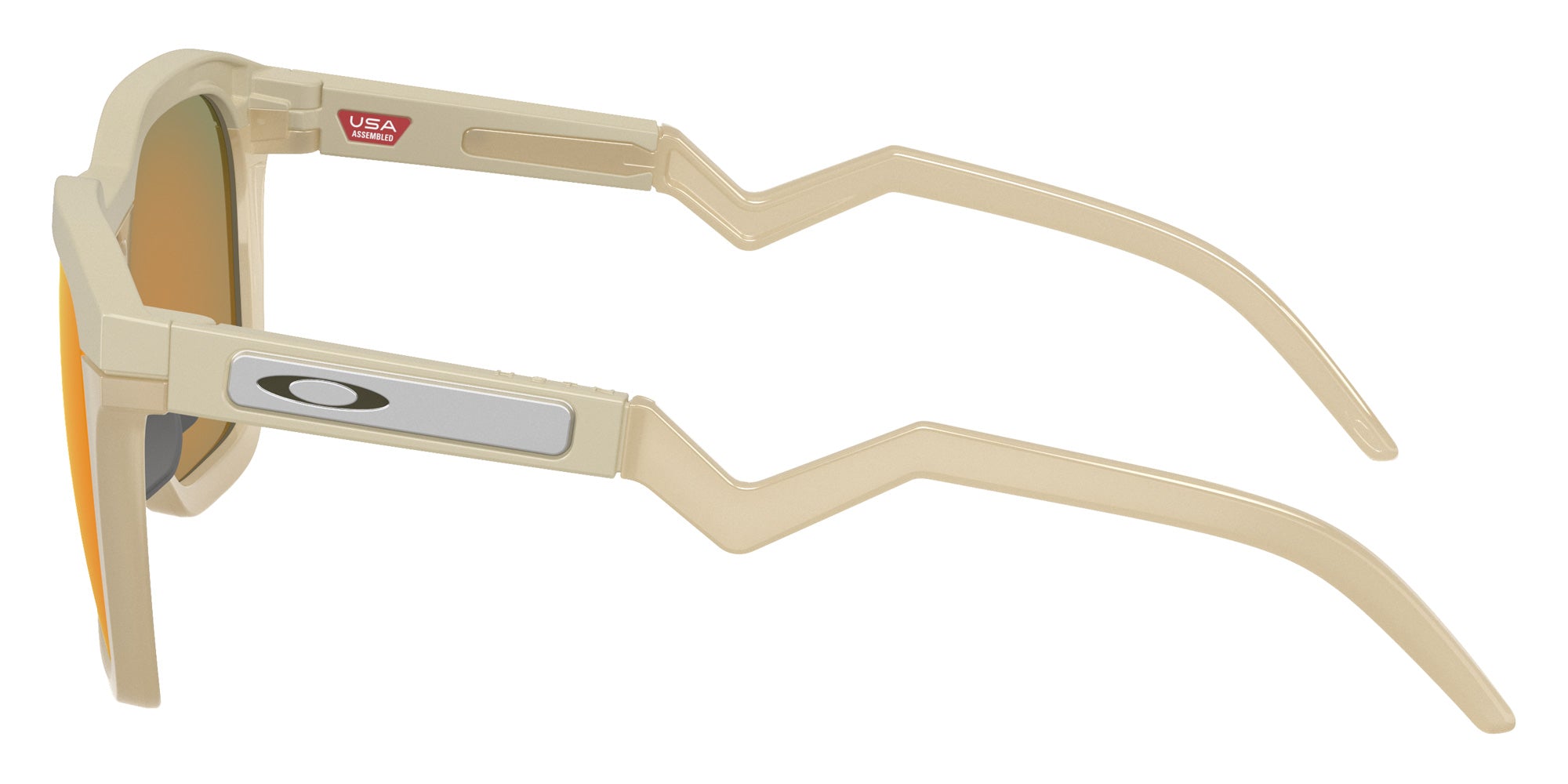Oakley® OO9533 HSTN SQ OO9533 953305 54 Sunglasses - Matte Sand / Prizm Ruby Polarized Mirrored 953305
