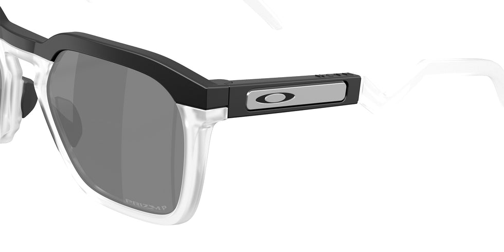 Oakley® OO9533 HSTN SQ OO9533 953306 54 Sunglasses - Matte Black / Prizm Black Polarized Mirrored 953306
