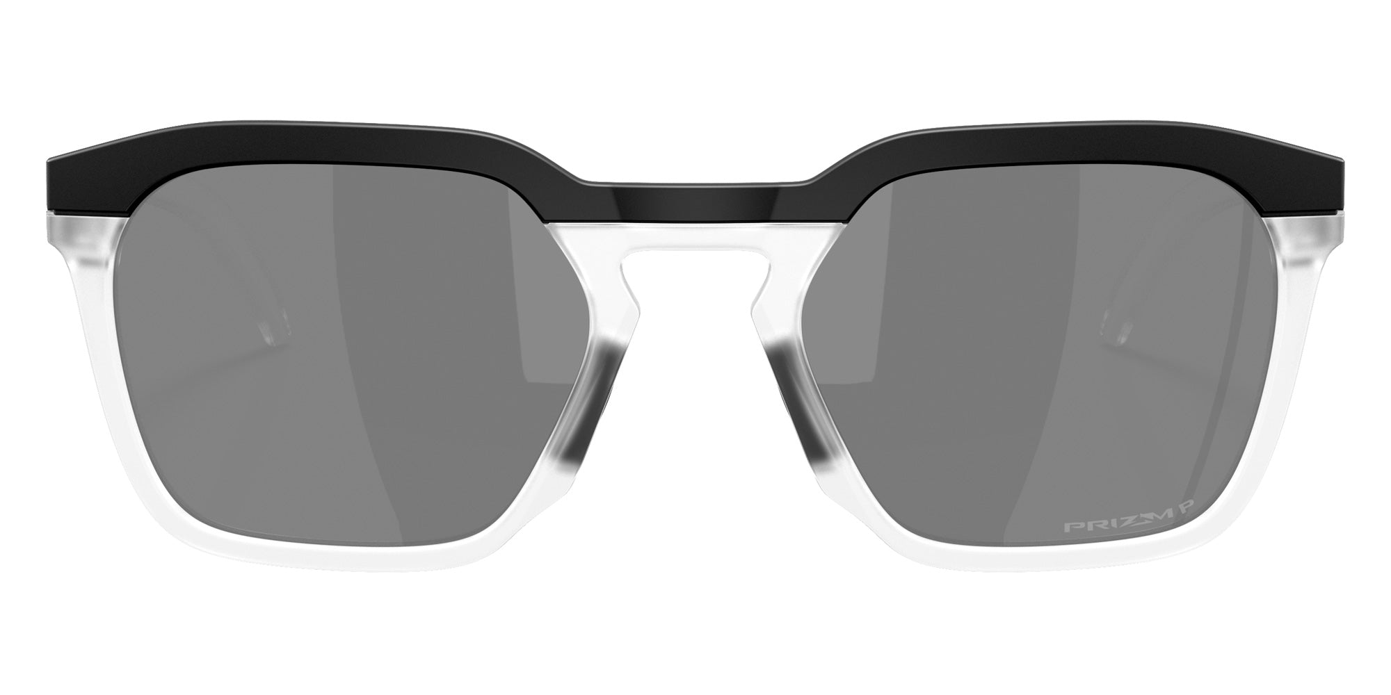 Oakley® OO9533 HSTN SQ OO9533 953306 54 Sunglasses - Matte Black / Prizm Black Polarized Mirrored 953306