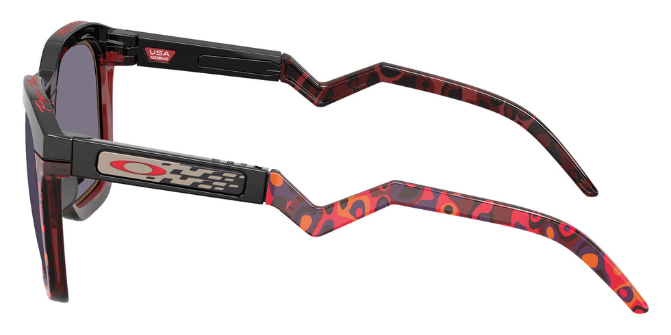 Oakley® OO9533 HSTN SQ OO9533 953309 54 Sunglasses - Polished Black / Prizm Gray Mirrored 953309