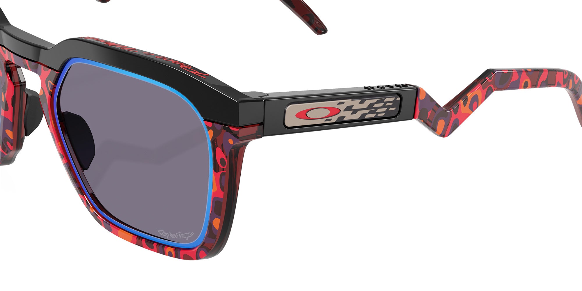 Oakley® OO9533 HSTN SQ OO9533 953309 54 Sunglasses - Polished Black / Prizm Gray Mirrored 953309