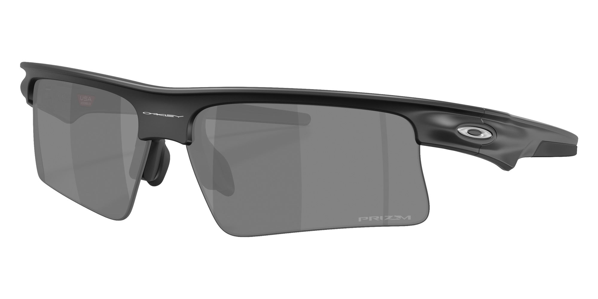 Oakley® OO9534 BISPHAERA SPEED OO9534 953401 68 Sunglasses - Matte Black / Prizm Black Mirrored 953401