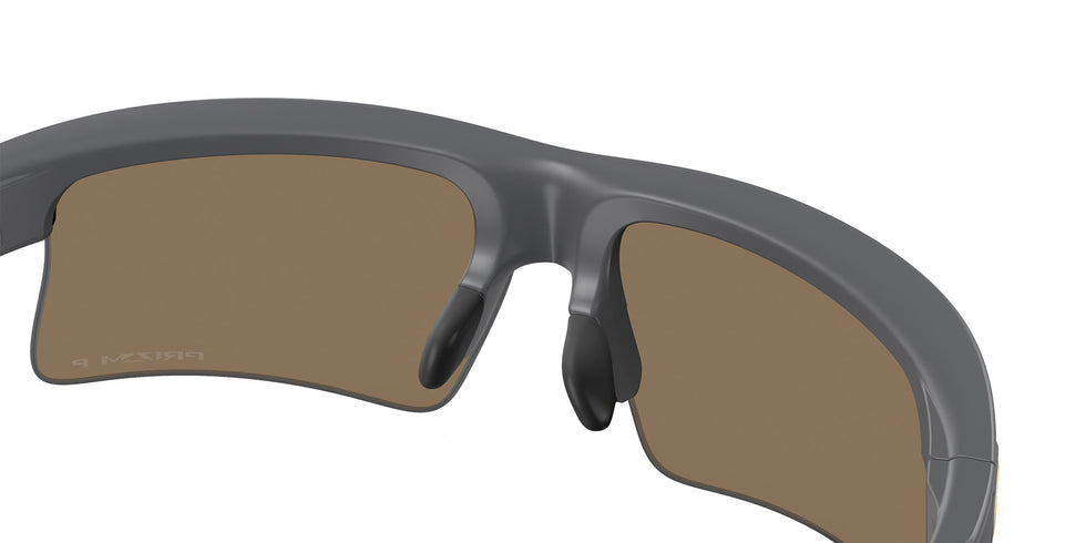 Oakley® OO9534 BISPHAERA SPEED OO9534 953403 68 Sunglasses - Matte Carbon / Prizm 24K Polarized Mirrored 953403