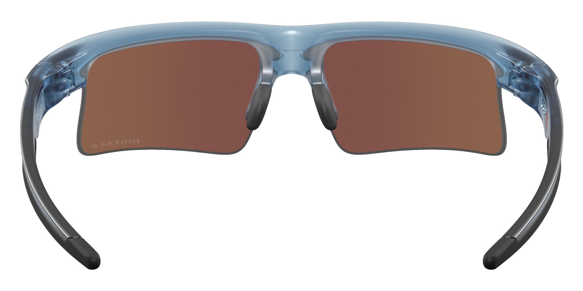Oakley® OO9534 BISPHAERA SPEED OO9534 953406 68 Sunglasses - Transparent Abyss / Prizm Deep Water Polarized Mirrored 953406