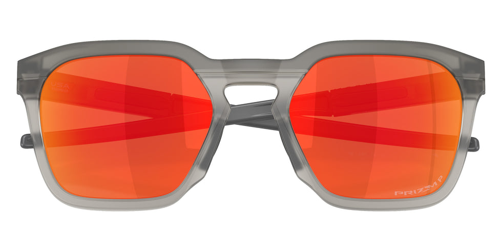 Oakley® OO9555 HSTN SQ 2.0 Sunglasses - Matte Grey Smoke